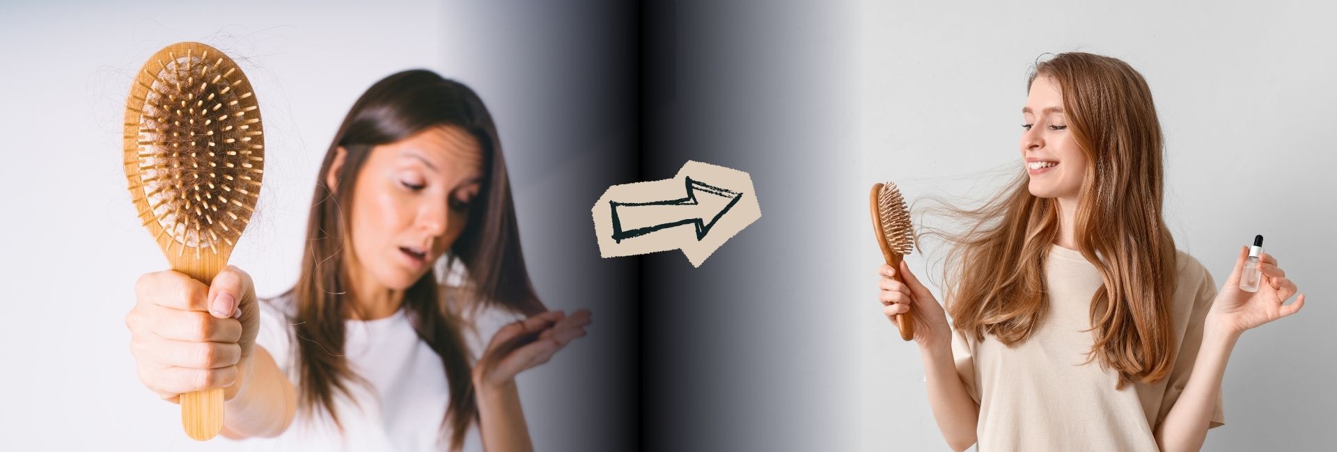 Healthy hair strands with nourished follicles, showing the benefits of biotin vitamins for hair and essential nutrients for growth.