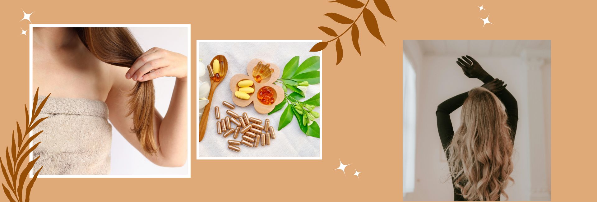 Hair and vitamins supporting healthy hair growth, thickness, and strength with biotin and essential nutrients