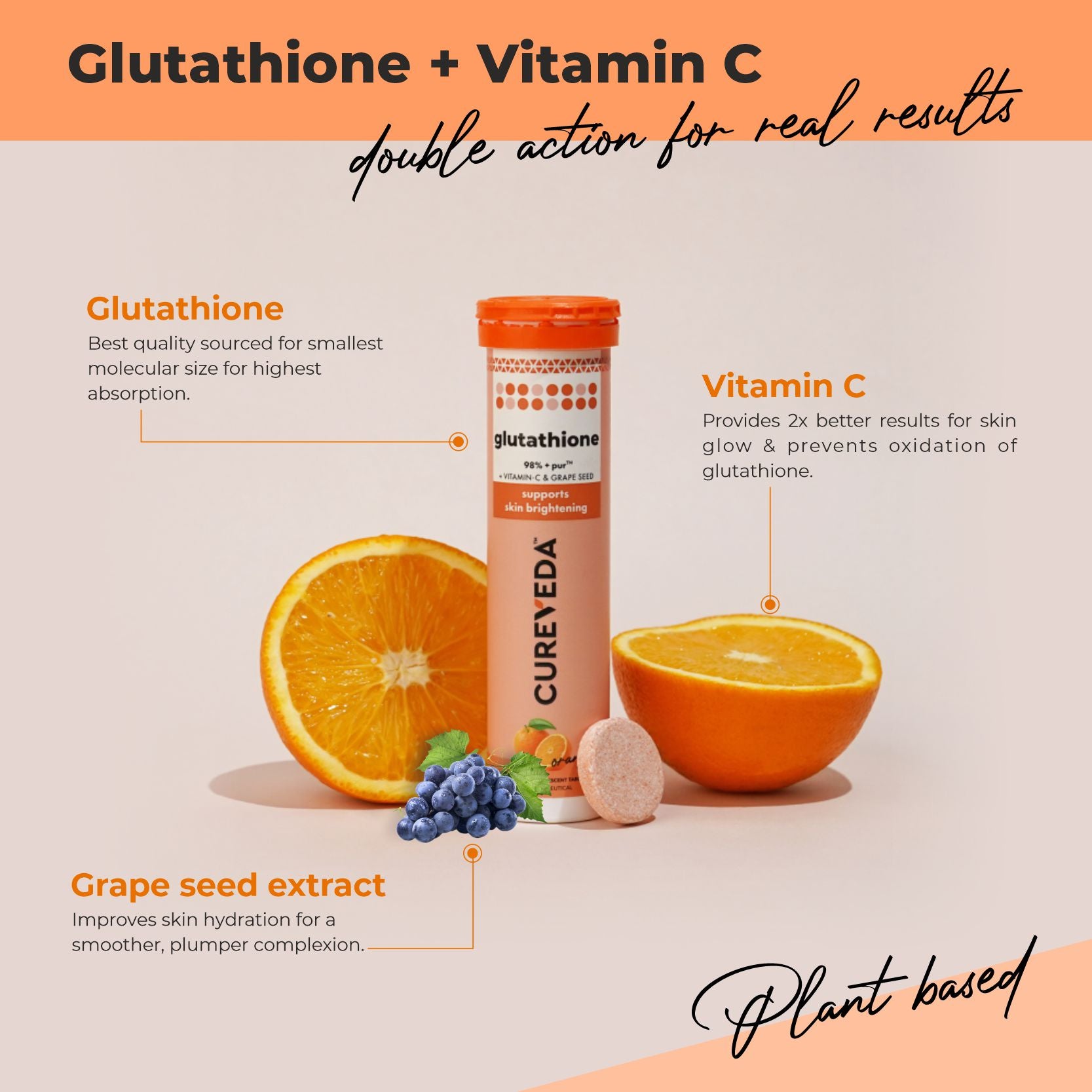 Cureveda Glutathione 98% + pur