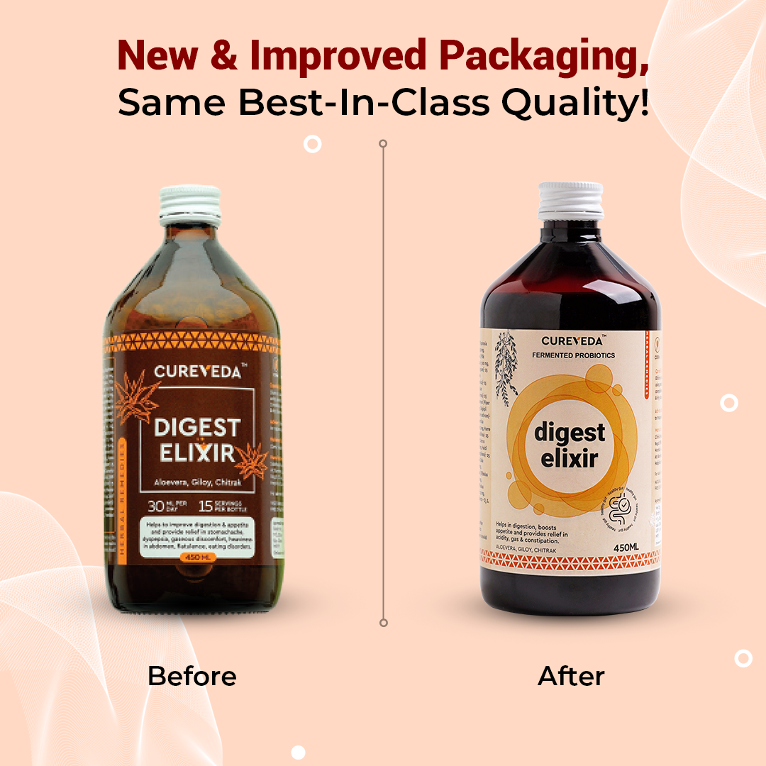 Cureveda Digest Elixir with Fermented Probiotics