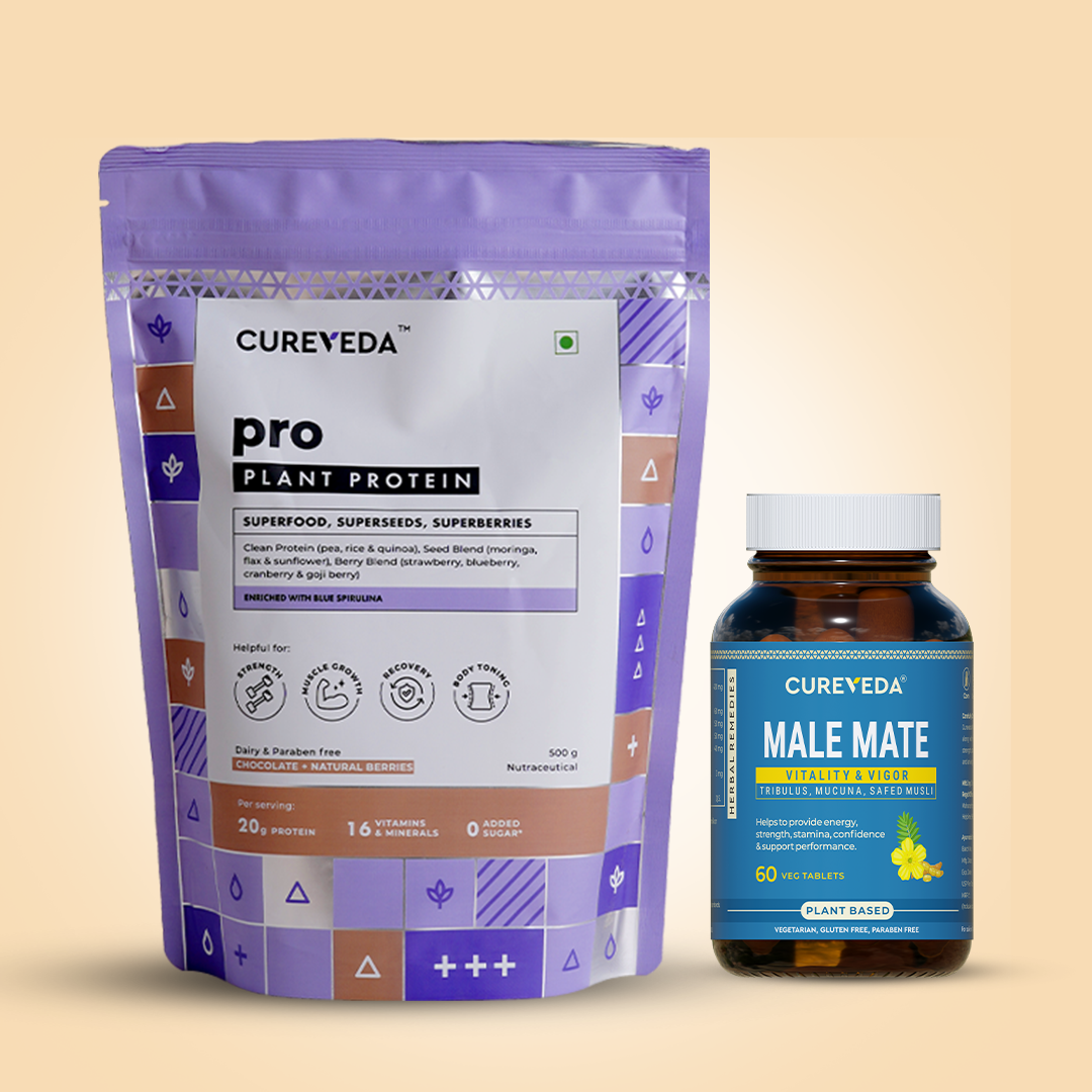 Cureveda's Pro Protein & Male Mate