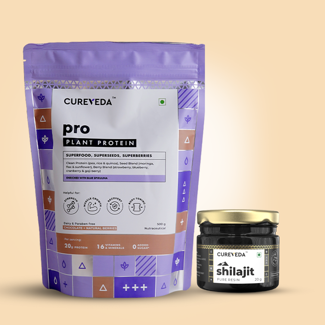 Cureveda's Pro Protein & Shilajit