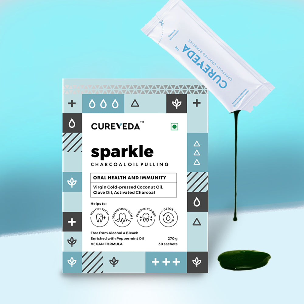 Cureveda Sparkle : Oil Pulling with Coconut Oil