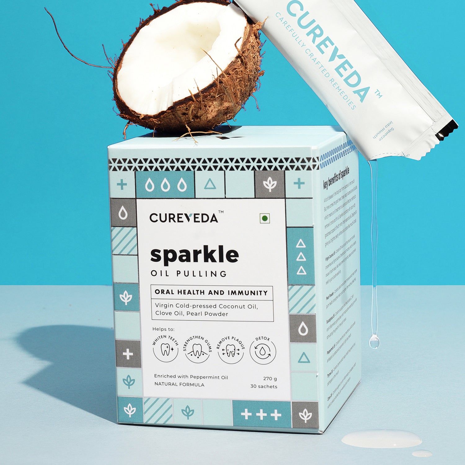 Cureveda Sparkle Oil Pulling