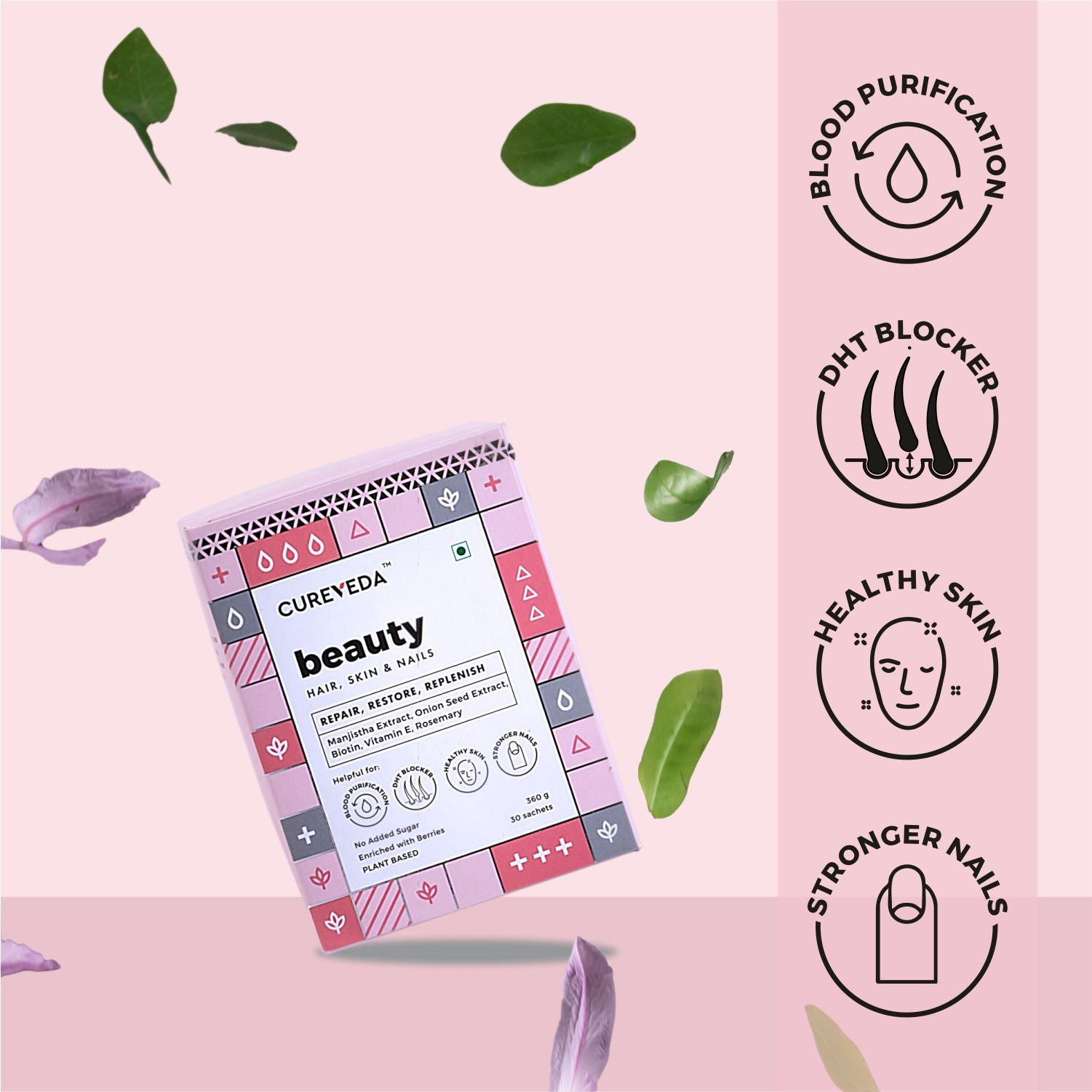 Cureveda Beauty, Hair Skin & Nails - 30 Sachets