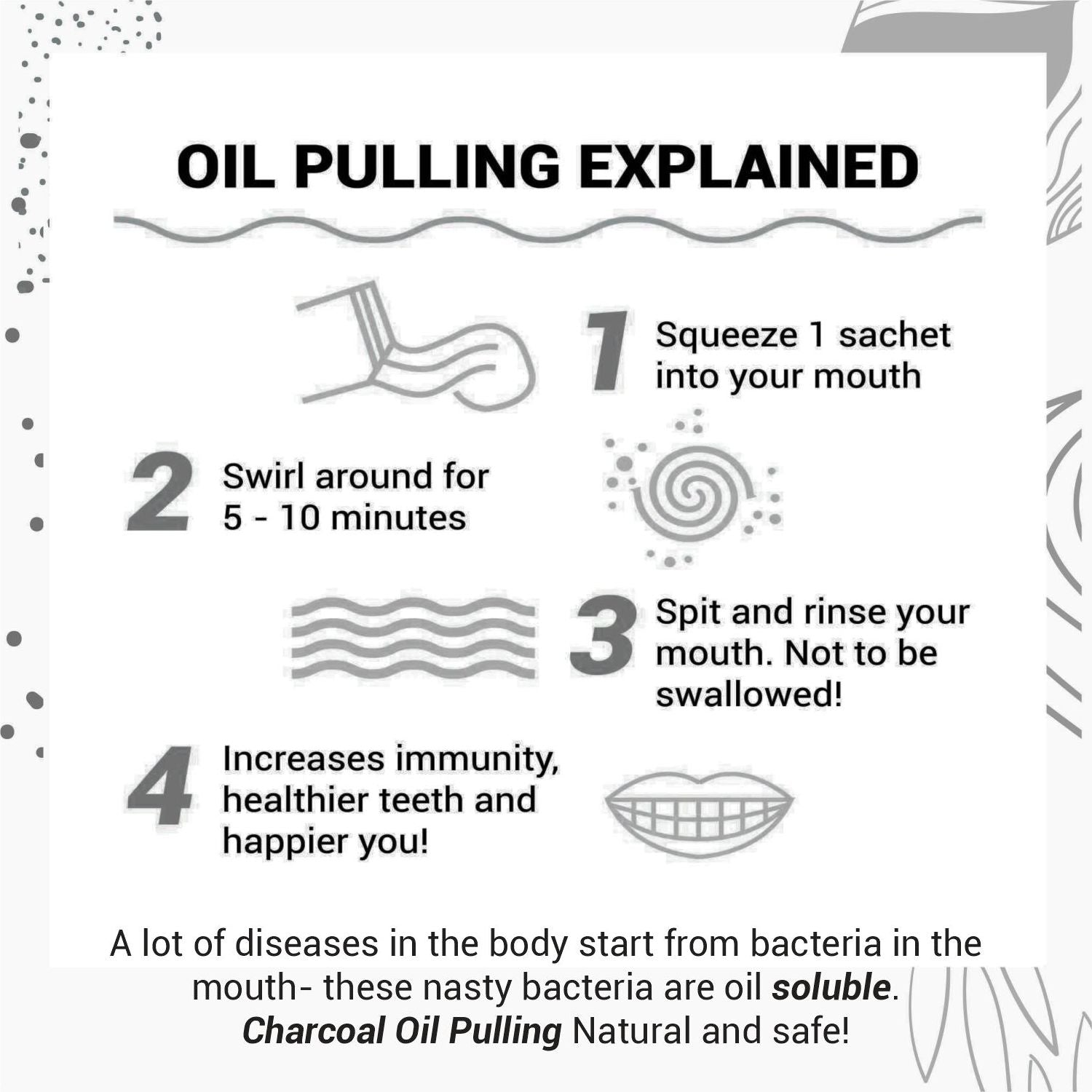 Cureveda Sparkle : Oil Pulling with Coconut Oil