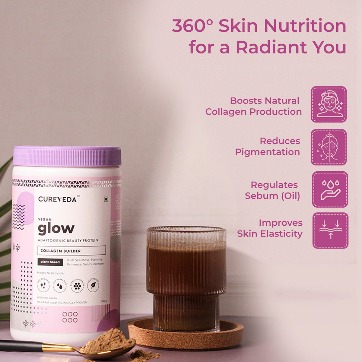 Cureveda GLOW - 360° Beauty Nutrition
