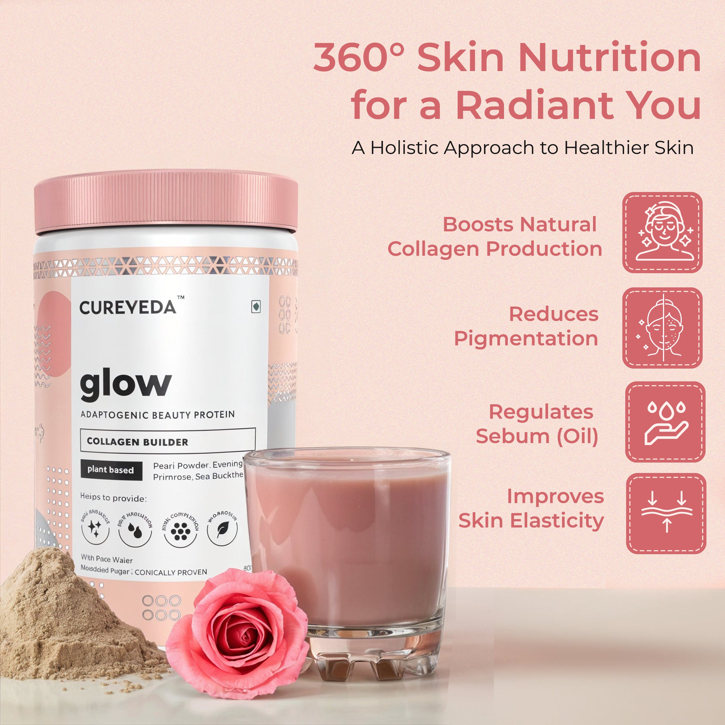 Cureveda GLOW - 360° Beauty Nutrition