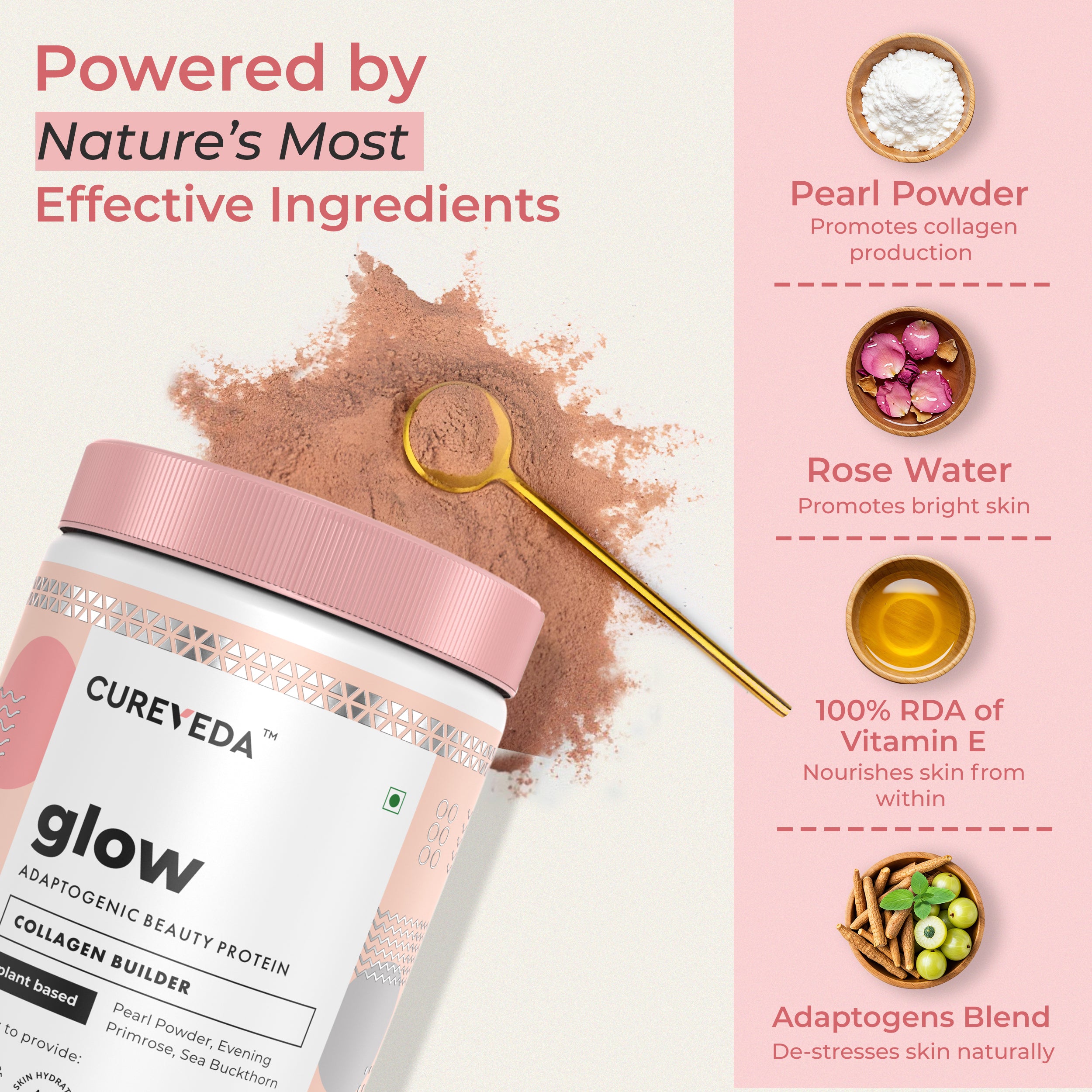 Cureveda GLOW - 360° Beauty Nutrition