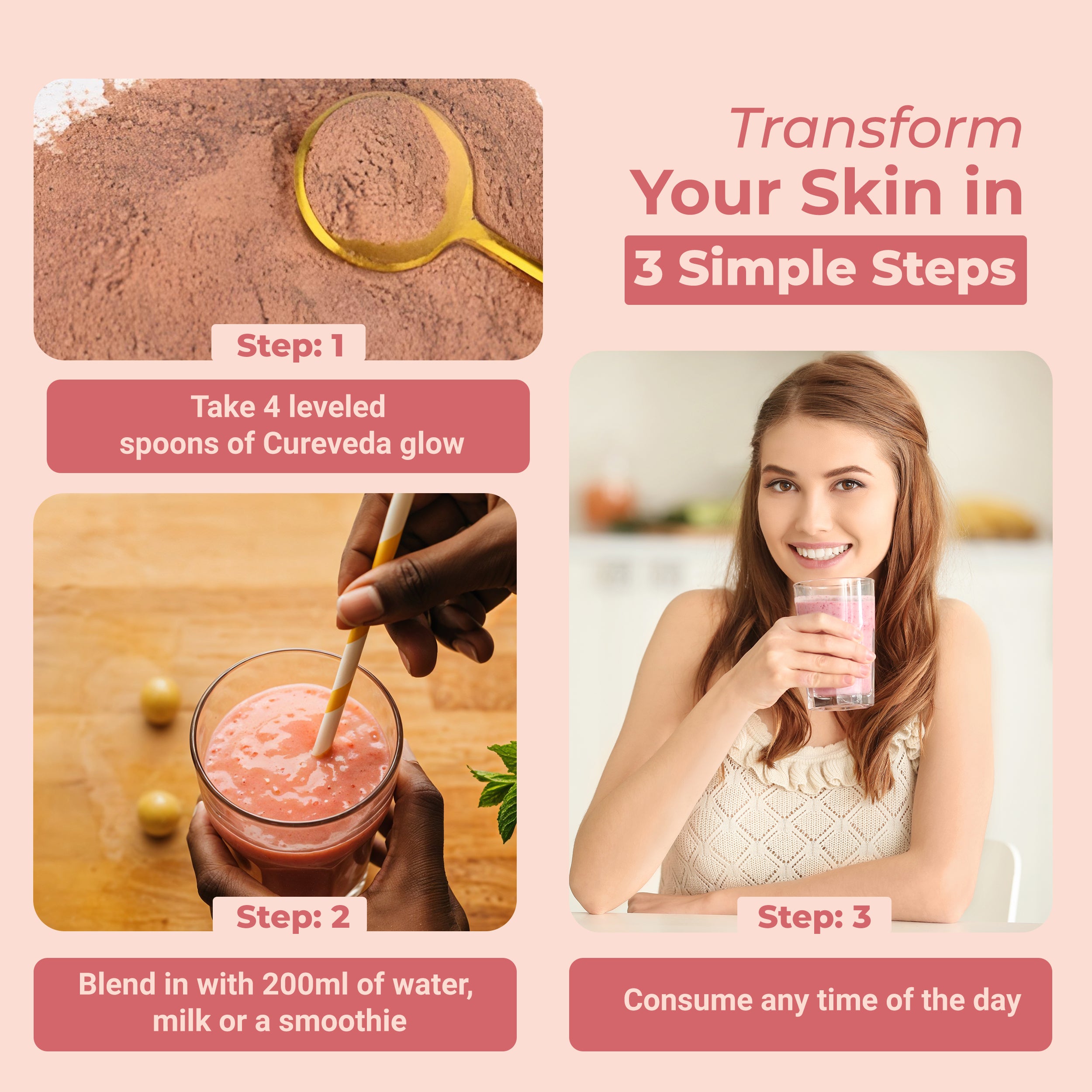 Cureveda GLOW - 360° Beauty Nutrition