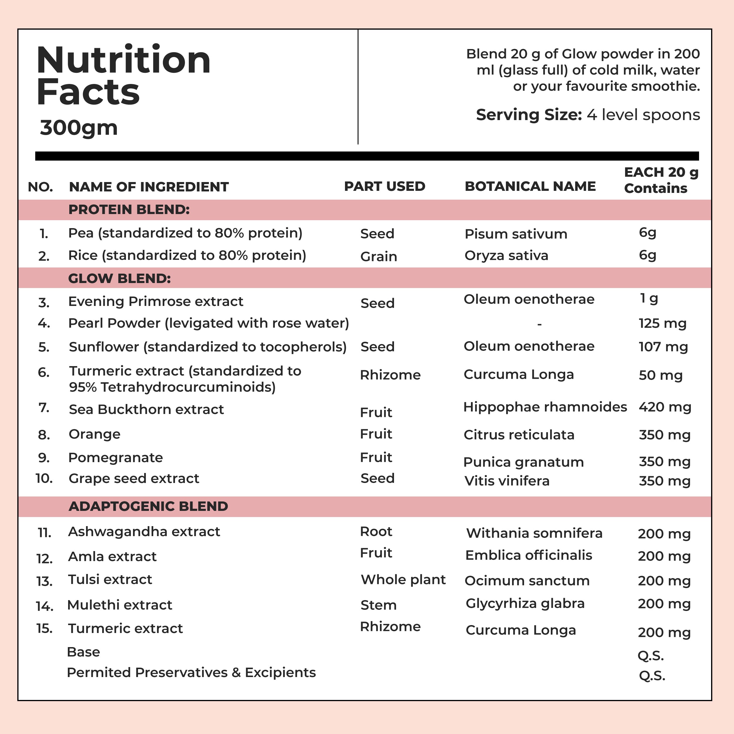 Cureveda GLOW - 360° Beauty Nutrition