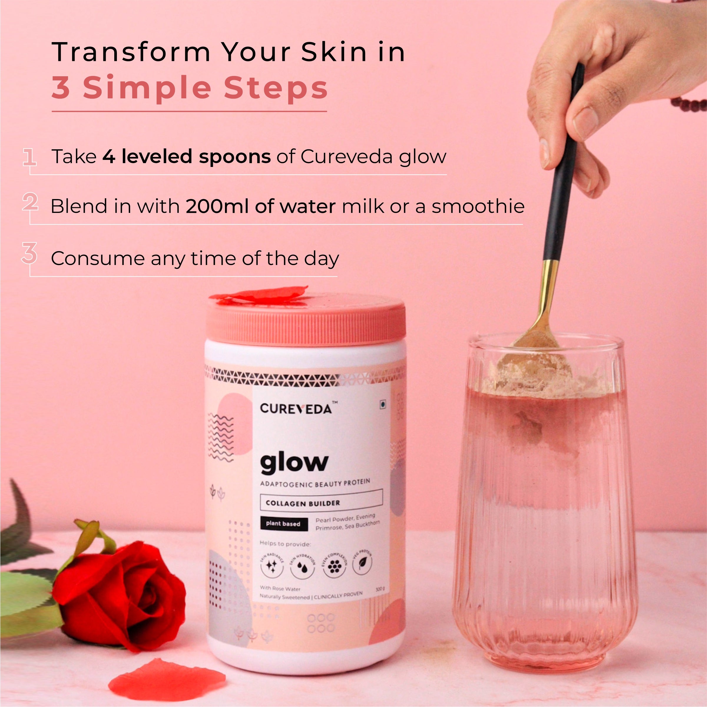 Cureveda GLOW - 360° Beauty Nutrition