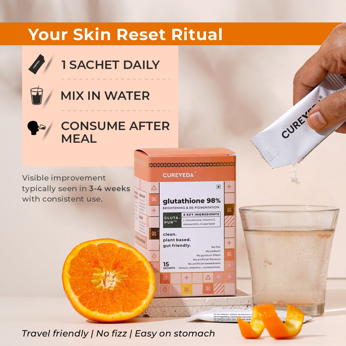 Cureveda Glutathione 98% + pur