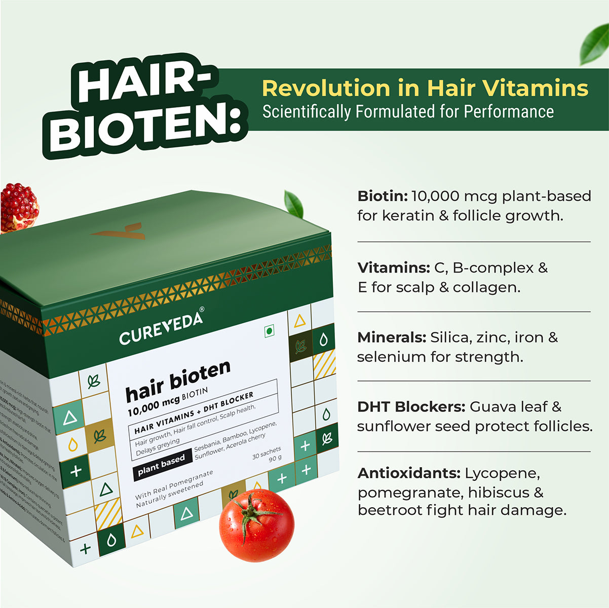 Hair bioten - Hair Vitamins with Plant Biotin