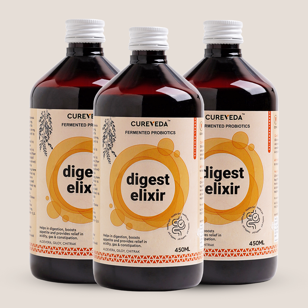 Cureveda Digest Elixir with Fermented Probiotics
