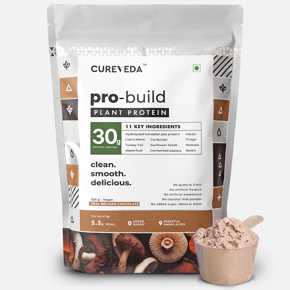Pro-Build Plant Protein + 6 Mushroom Superpower