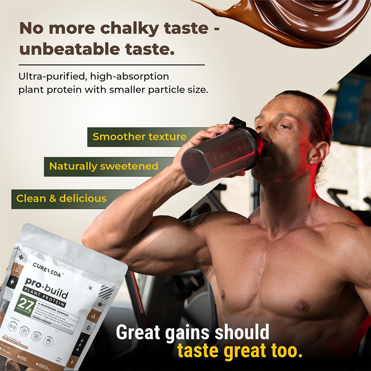 Pro-Build Plant Protein + 6 Mushroom Superpower