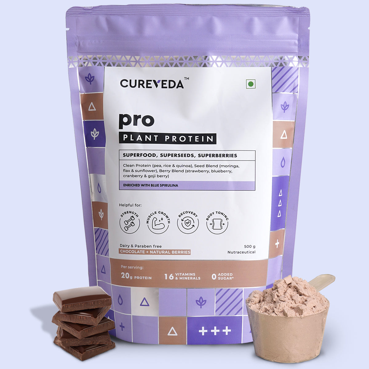 Pro-Build Plant Protein + 6 Mushroom Superpower