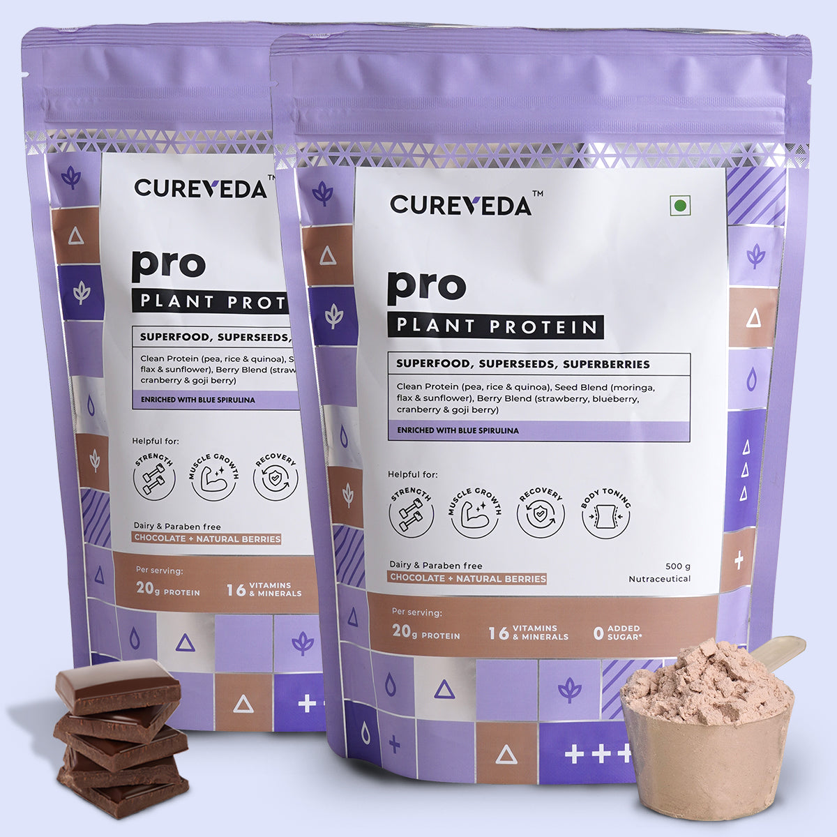 Pro-Build Plant Protein + 6 Mushroom Superpower