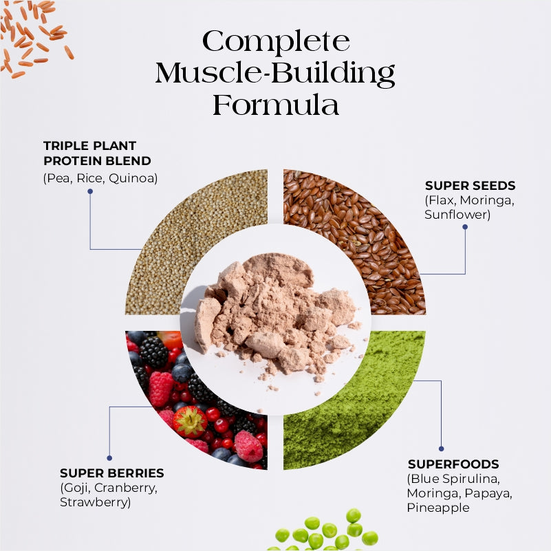 Pro-Build Plant Protein + 6 Mushroom Superpower