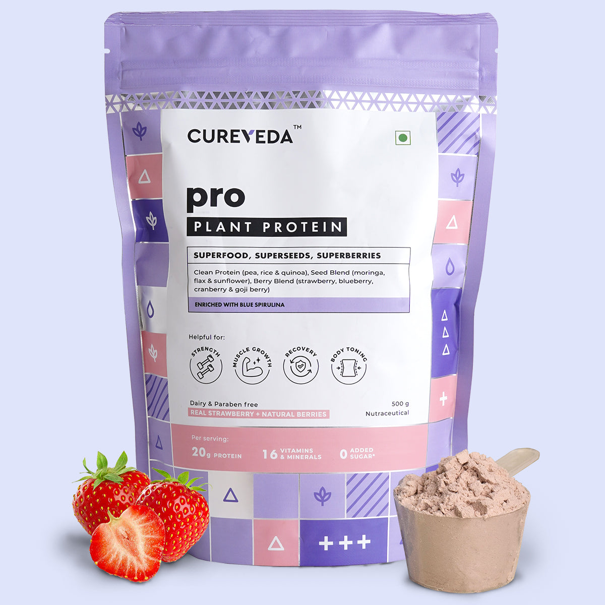 Pro-Build Plant Protein + 6 Mushroom Superpower