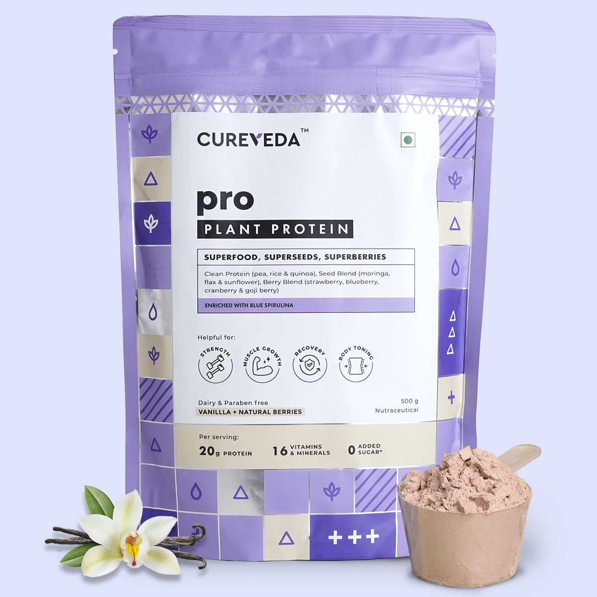 Pro-Build Plant Protein + 6 Mushroom Superpower