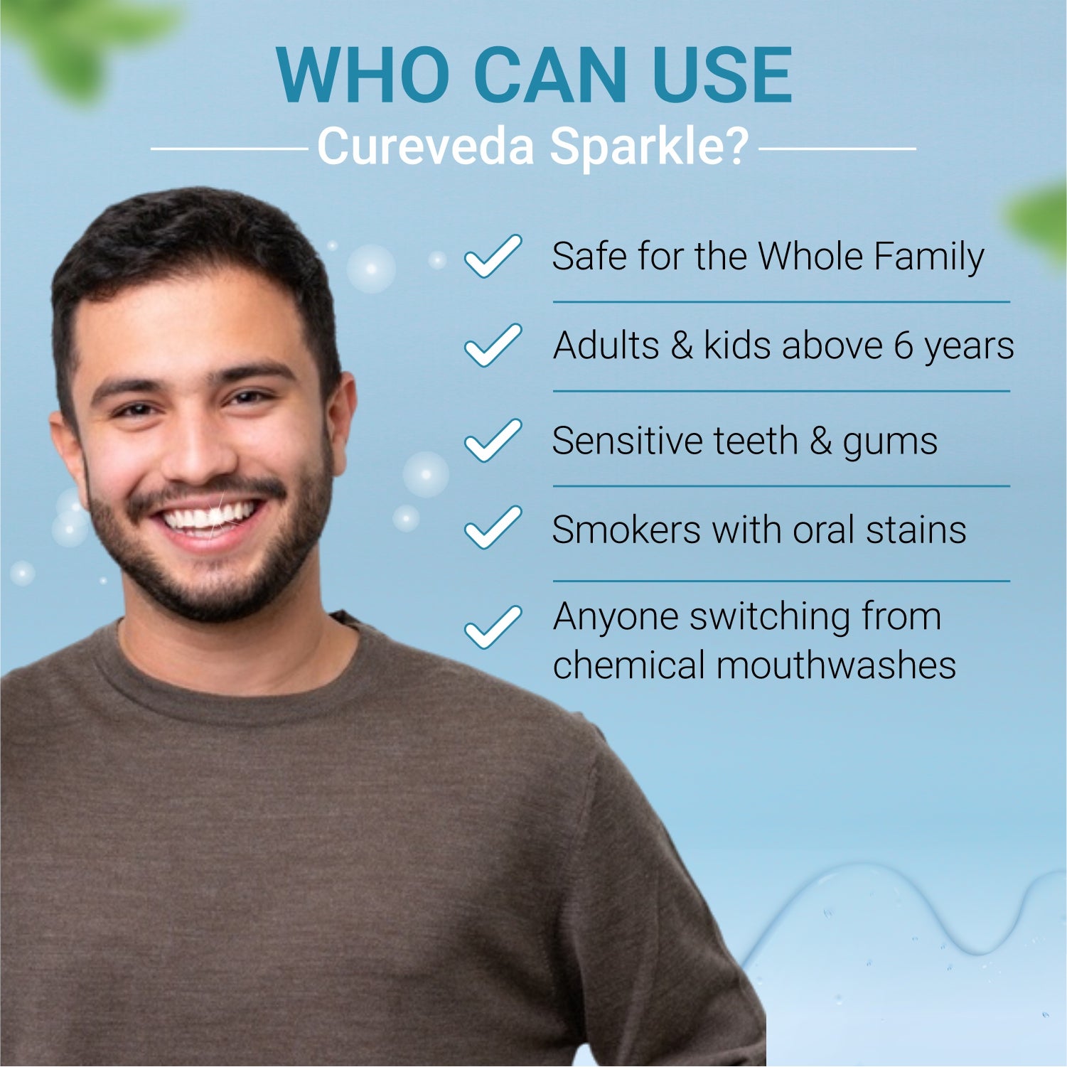 Cureveda Sparkle : Oil Pulling with Coconut Oil