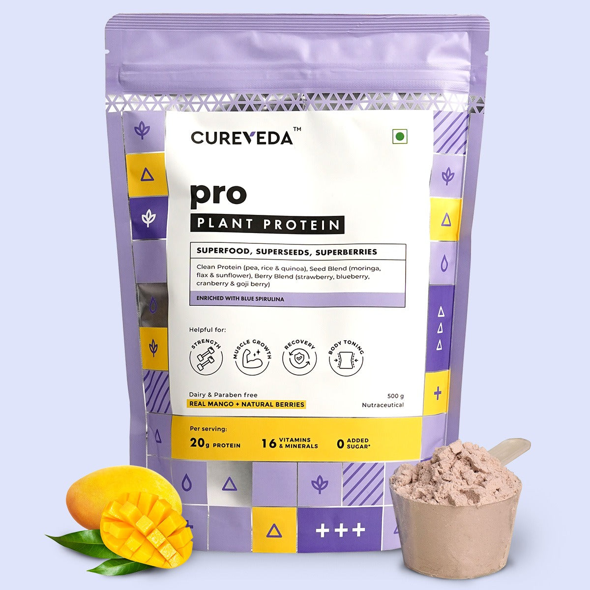 Pro-Build Plant Protein + 6 Mushroom Superpower