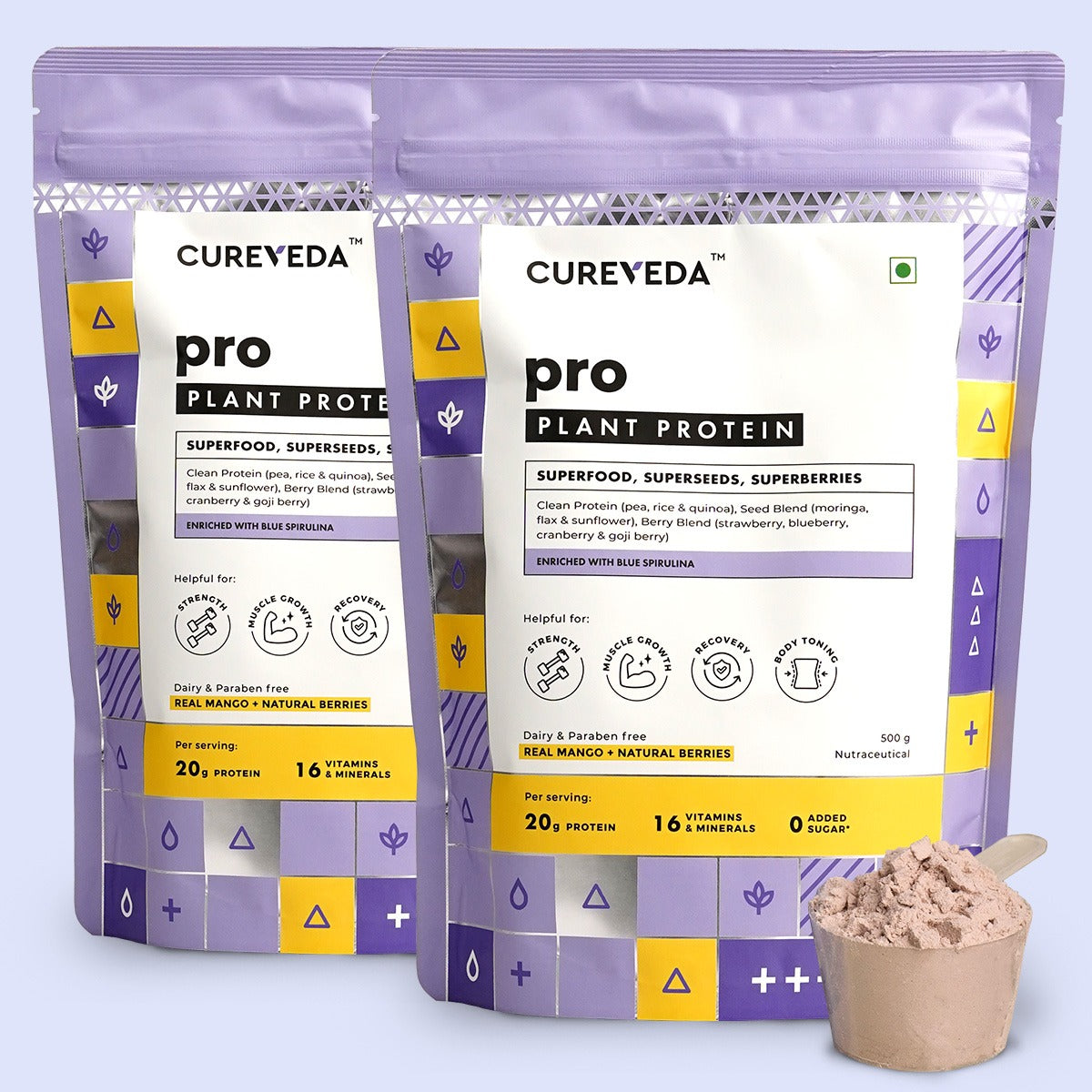 Pro-Build Plant Protein + 6 Mushroom Superpower
