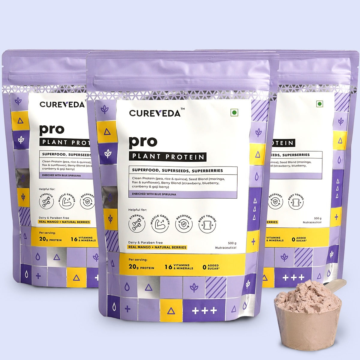 Pro-Build Plant Protein + 6 Mushroom Superpower