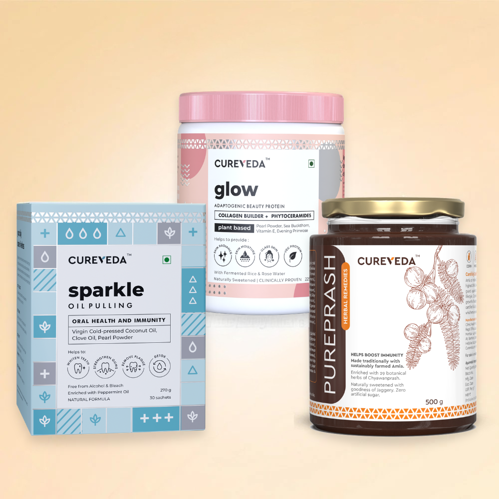 Cureveda GLOW, PUREPRASH & SPARKLE
