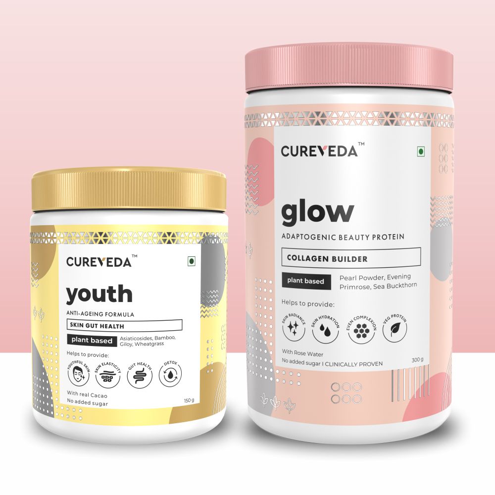 Cureveda Combo - GLOW & YOUTH: Complete Skin Nutrition