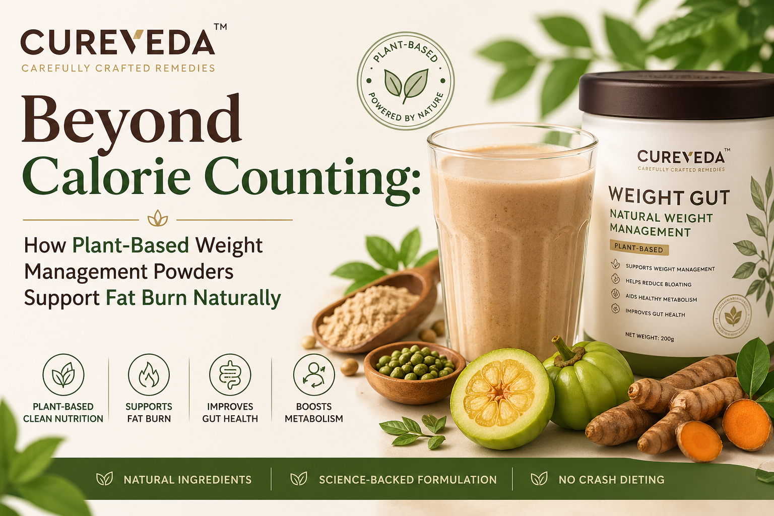 Beyond Calorie Counting How Plant-Based Weight Management Powders Support Fat Burn Naturally
