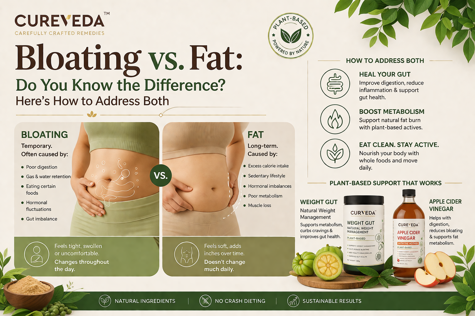 Bloating vs. Fat: Do You Know the Difference? Here’s How to Address Both
