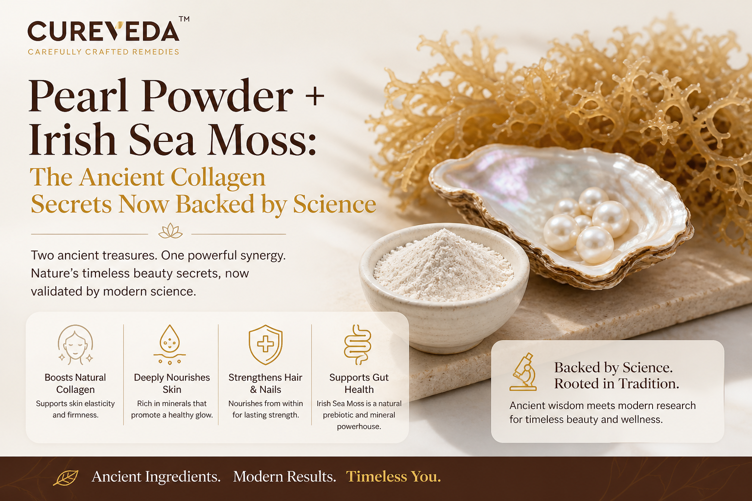 Pearl Powder + Irish Sea Moss: The Ancient Collagen Secrets Now Backed by Science