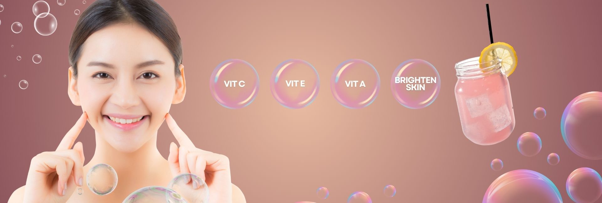 Skin supplements for glowing skin naturally with collagen and plant-based nutrients