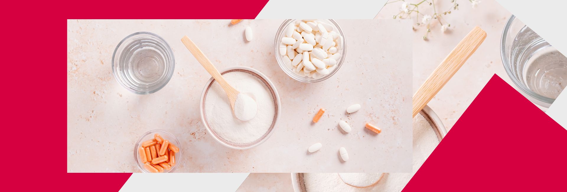 Vegan collagen supplements for glowing skin and strong hair