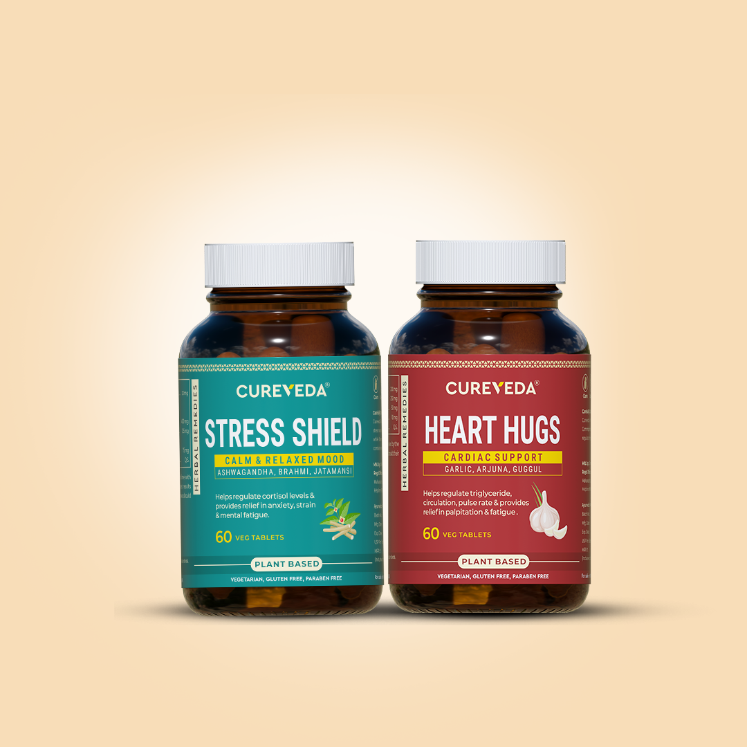 Cureveda's Stress Shield & Heart Hugs