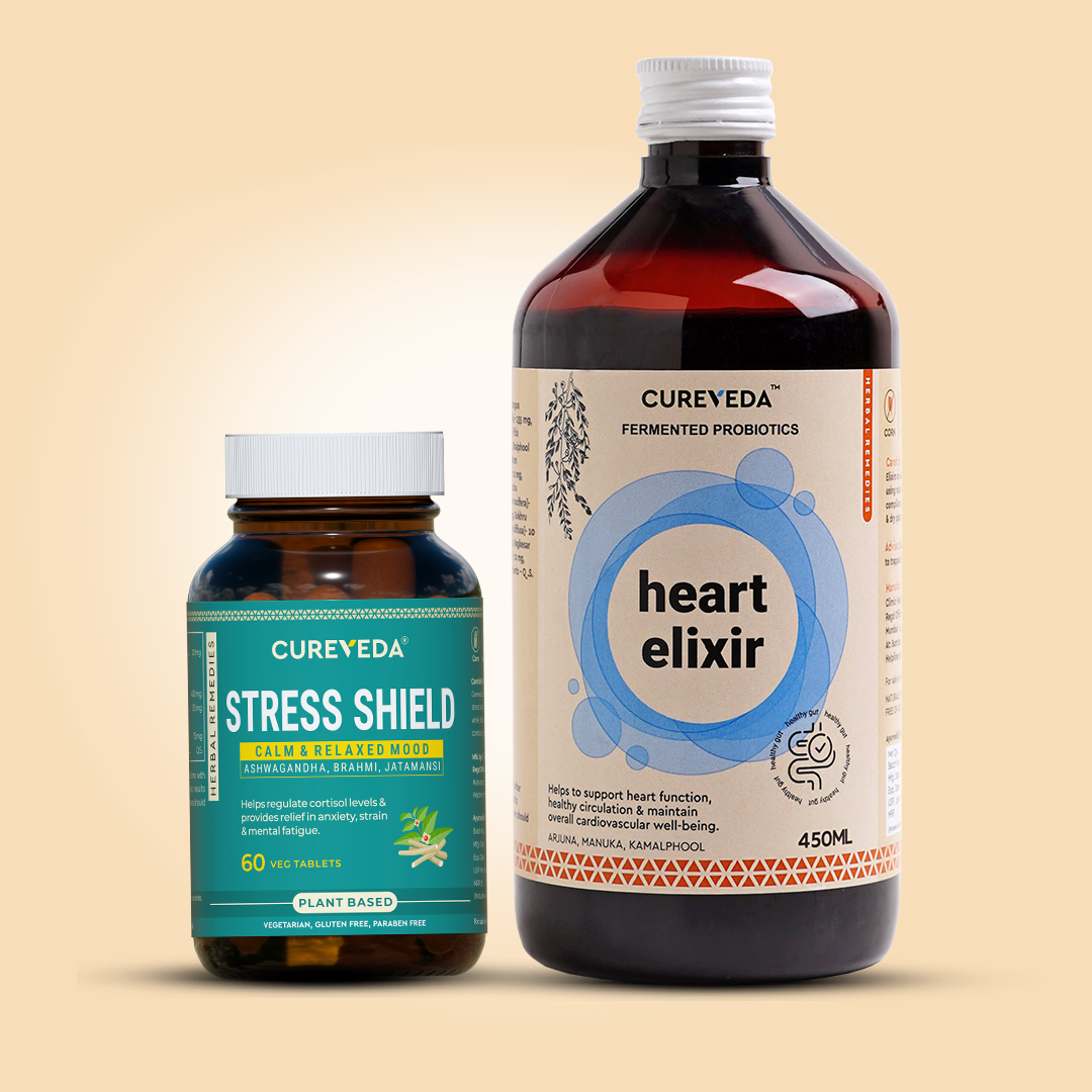 Cureveda's Stress Shield & Heart Elixir