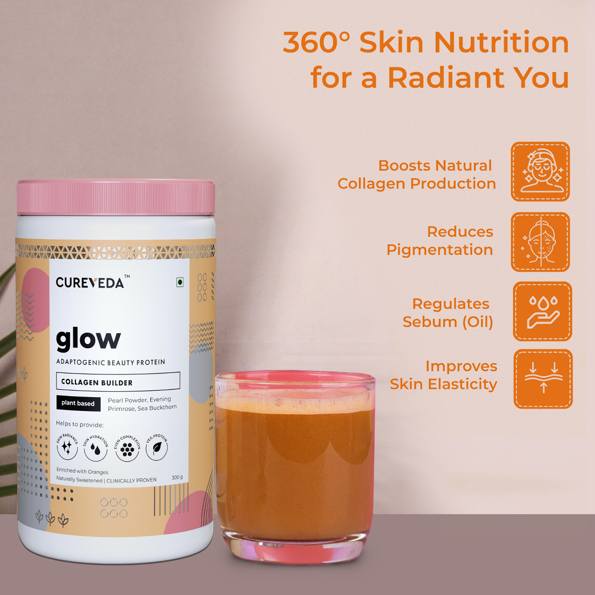 Cureveda GLOW - 360° Beauty Nutrition
