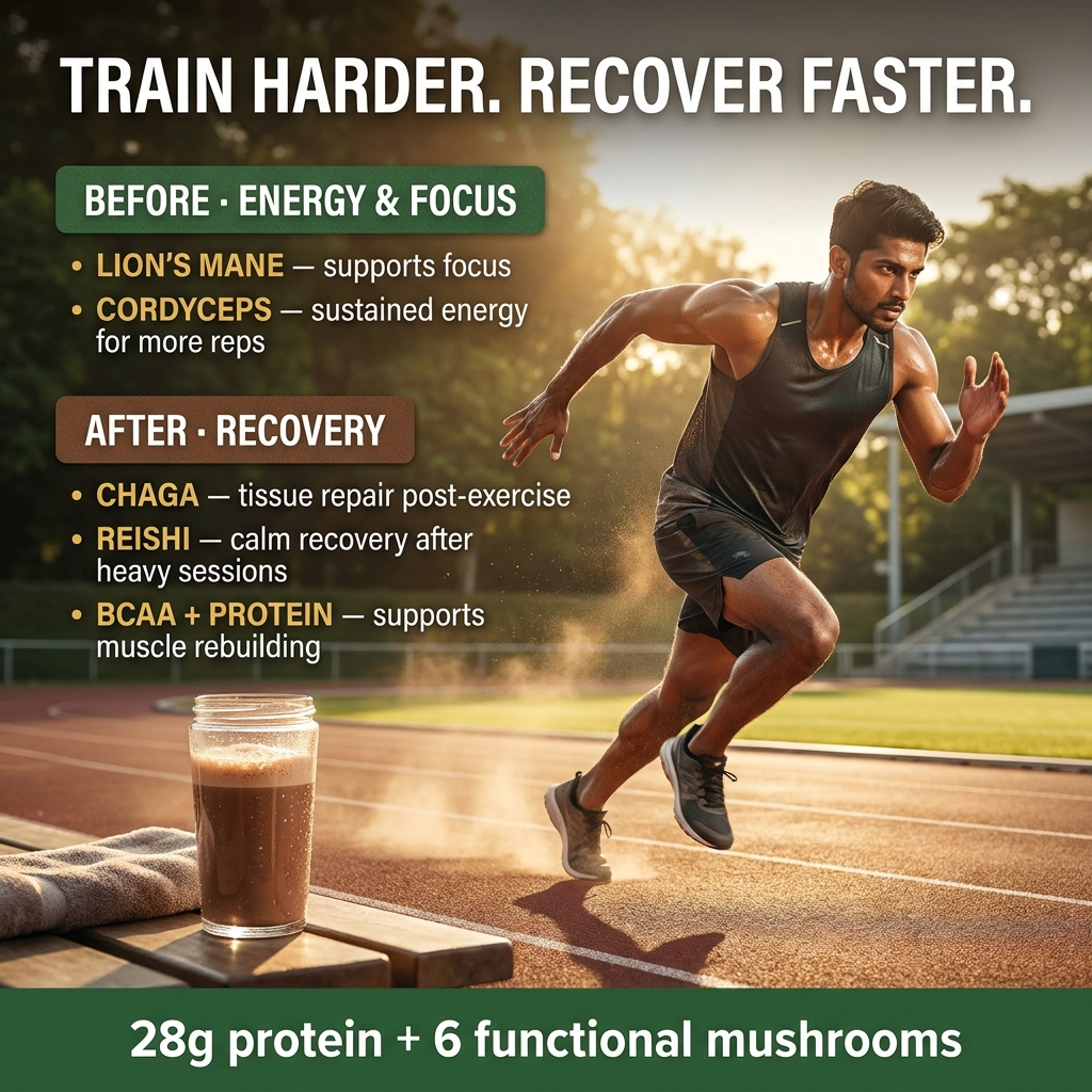 Pro-Build Plant Protein + 6 Mushroom Superpower
