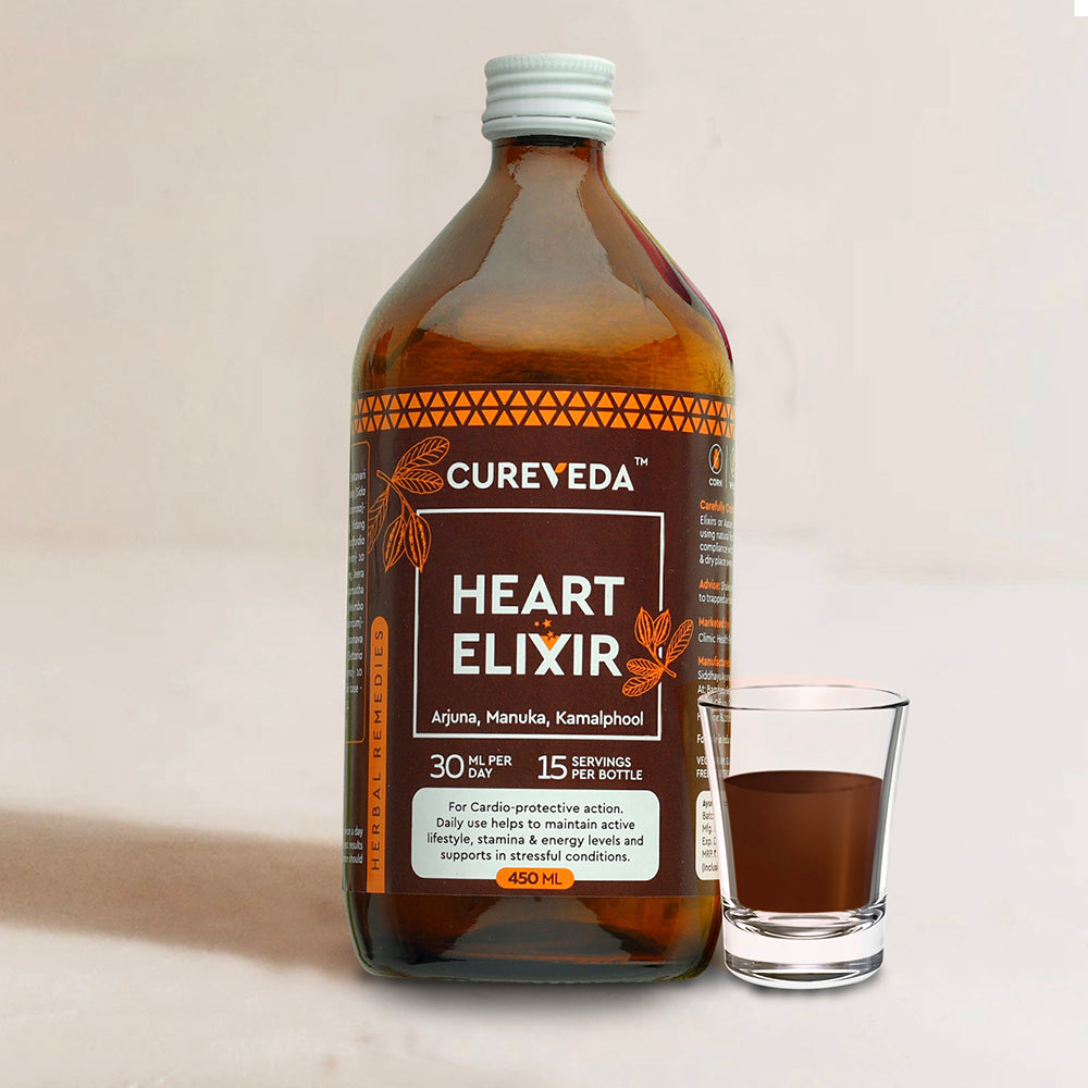 Buy Cureveda Heart Elixir Supplement | Heart Health Medicine