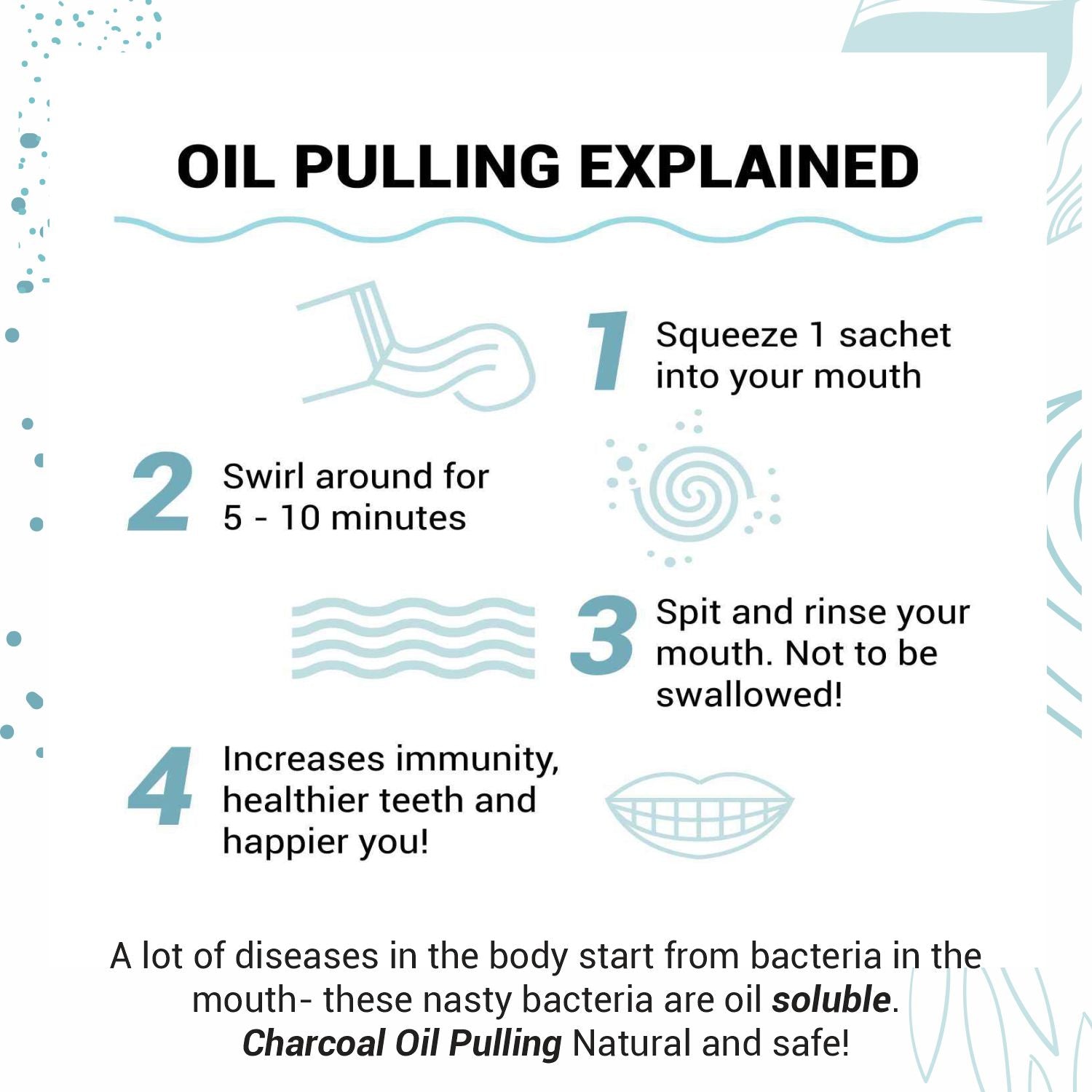 Cureveda Sparkle : Oil Pulling with Coconut Oil
