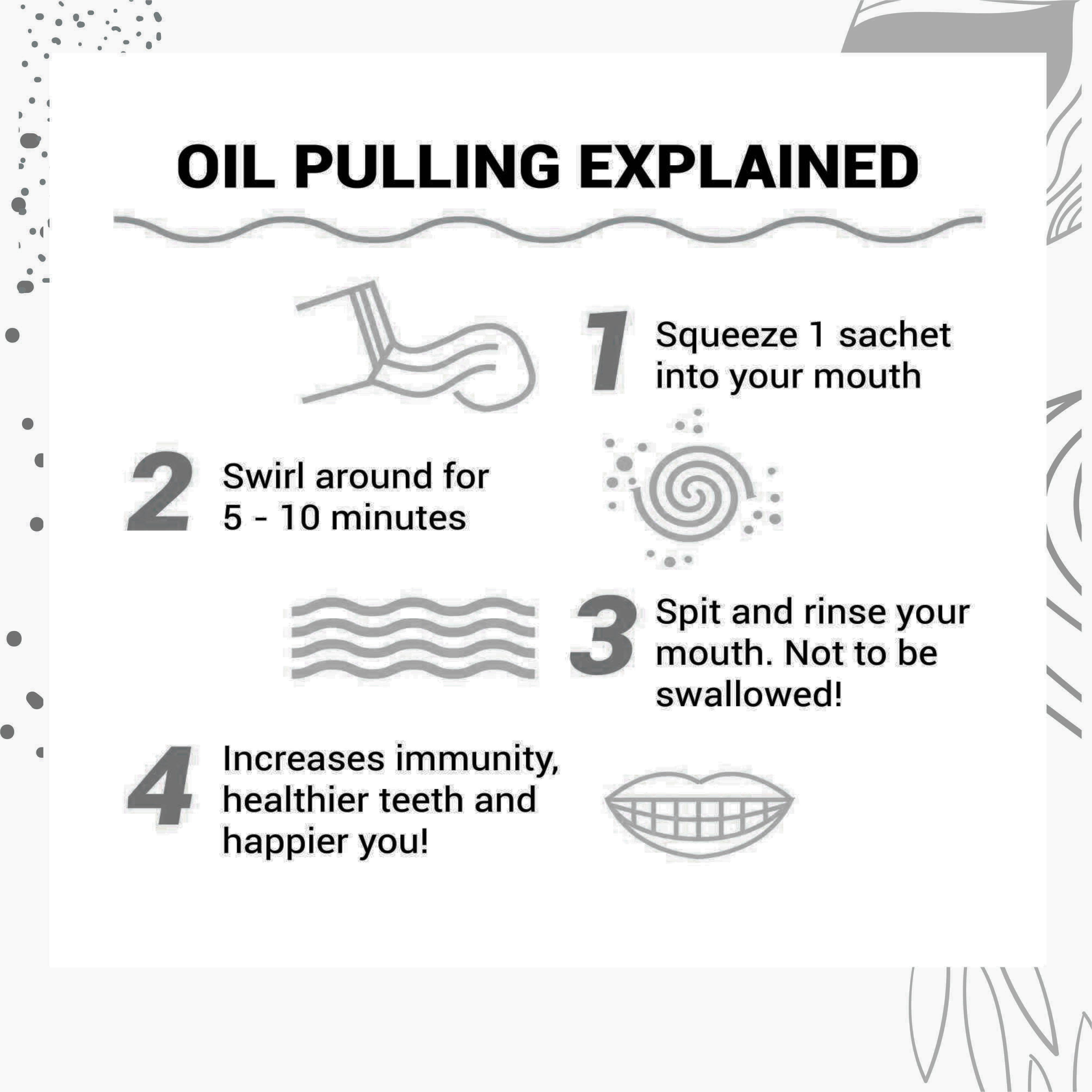 Cureveda Sparkle : Oil Pulling with Coconut Oil