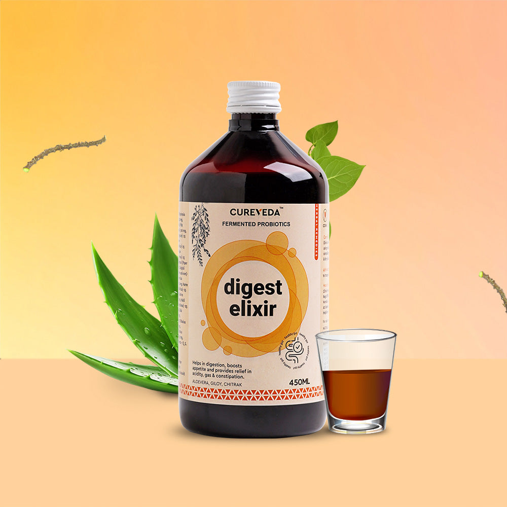 Cureveda Digest Elixir with Fermented Probiotics