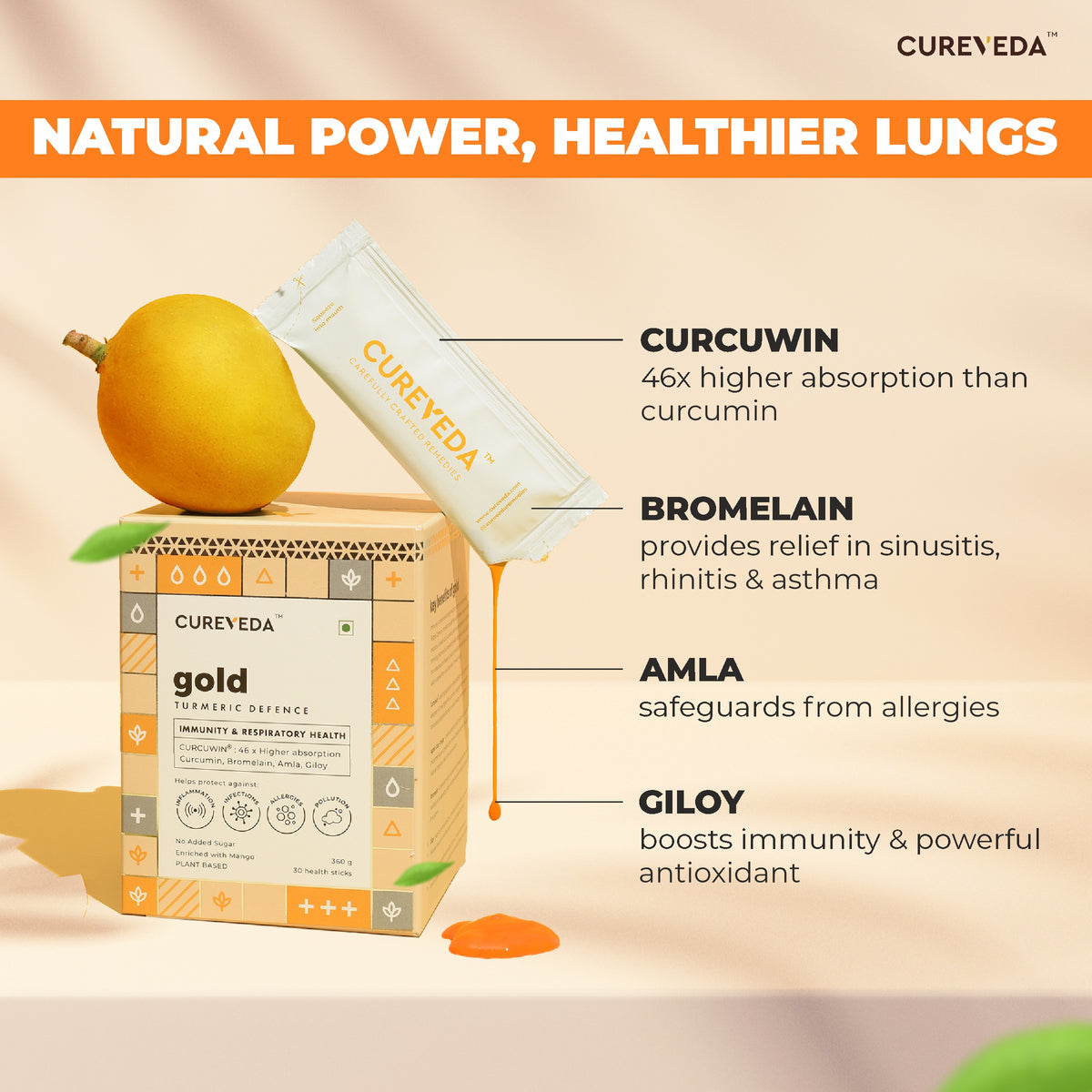 Gold - Turmeric Defence