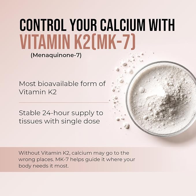 K2 for Smart Calcium Absorption