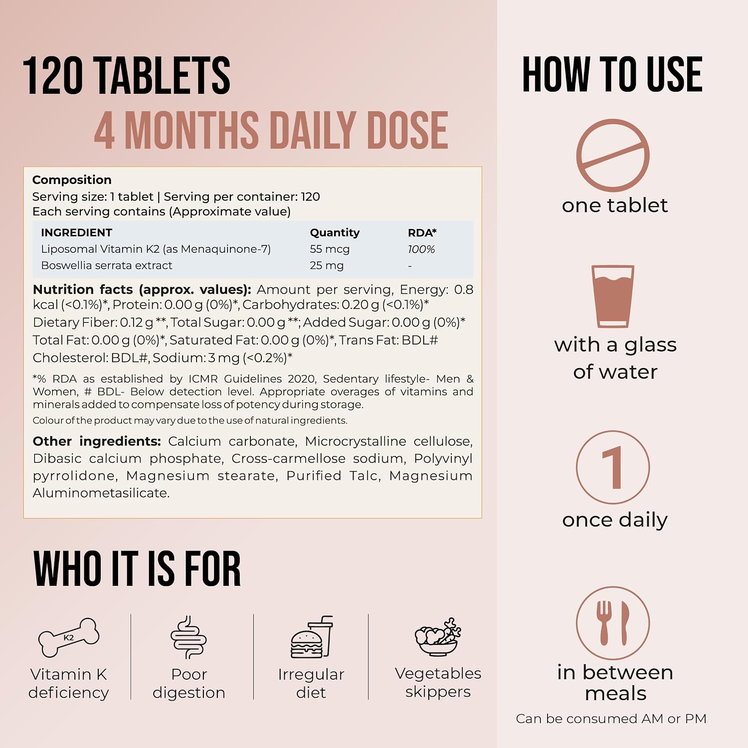 K2 for Smart Calcium Absorption
