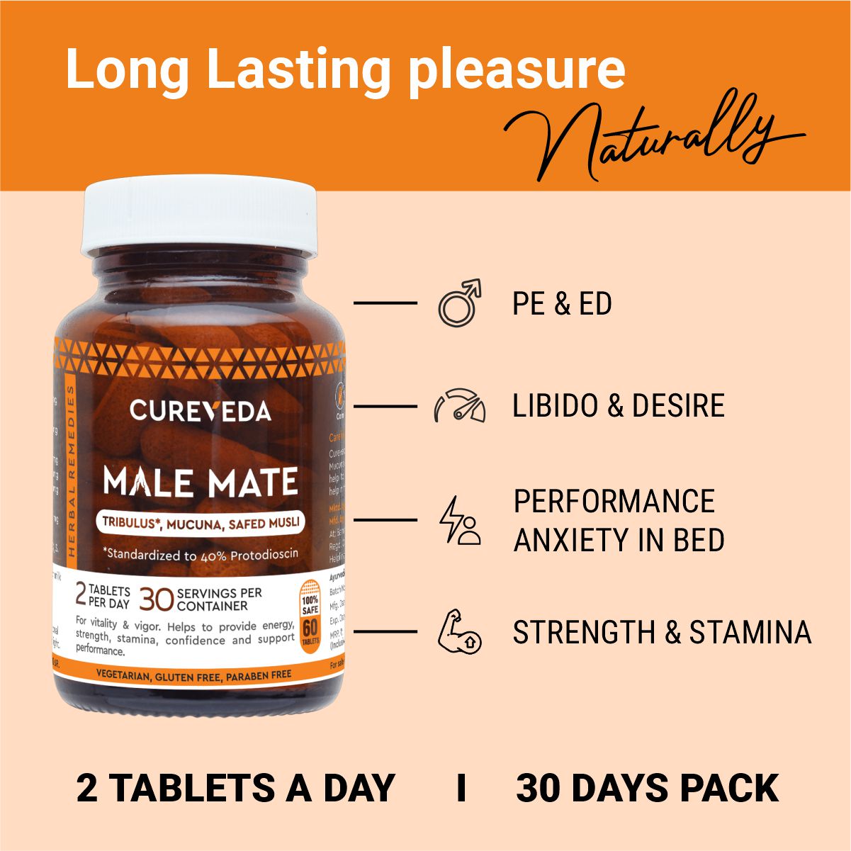Cureveda Male Mate - Men's Wellness