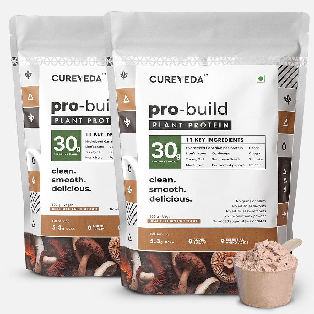 Pro-Build Plant Protein + 6 Mushroom Superpower